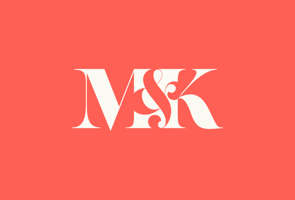 M & K: logo